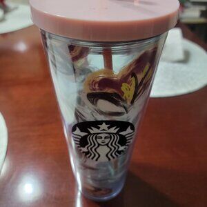 2019 Limited Edition Peony Flower Floral Tumbler Venti Cold Cup 24 oz.